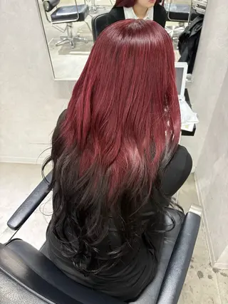 ロング カラー Nozomi/透明感 /デザインカラーのヘアスタイル