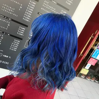 ミディアム カラー 大阪長居🌱野見山 卓也のヘアスタイル