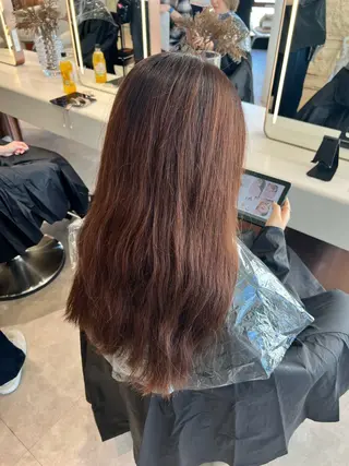 ミディアム カラー ✨髪質改善 縮毛矯正 艶髪 立川 コウキ✨のヘアスタイル