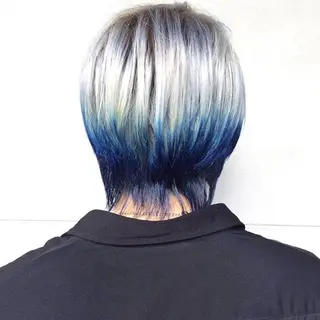 カラー メンズ ブリーチ/ヘアケア/ 艶髪/イギチハルのヘアスタイル