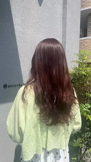 カラー 坂下 かのんのヘアスタイル