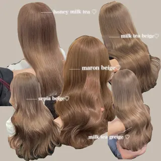 ロング カラー 淡色/ワンホンヘア 🤍MINORIのヘアスタイル