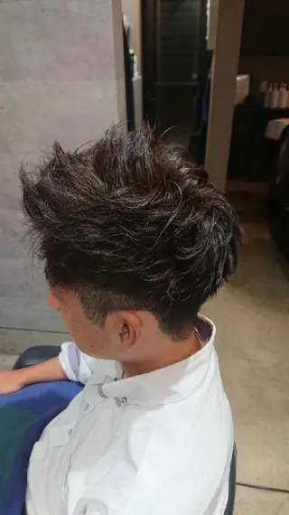 メンズ パーマ 浅野  勇貴のヘアスタイル