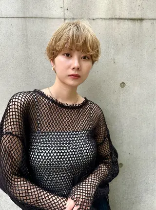 ショート 骨格診断で絶対可愛い ✨丸みショート✨凌弥のヘアスタイル