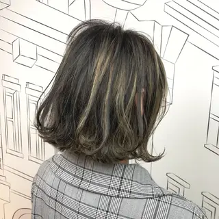 ミディアム カラー レイヤー⭐️カラー ⭐️平川雅史のヘアスタイル