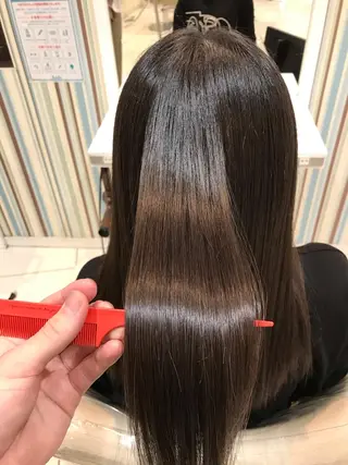 ロング 比嘉 龍佑のヘアスタイル