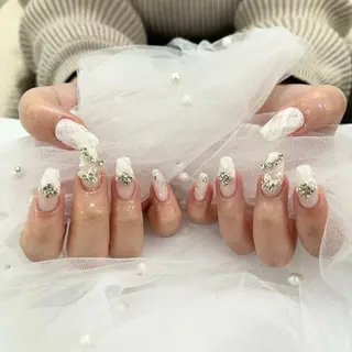 ネイル ＿WHITE+南海難波店所属・_WHITE+ 南海難波店のネイルデザイン