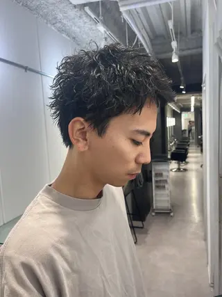 ショート パーマ メンズ 【メンズ特化】 メンズパーマ/雄斗のヘアスタイル