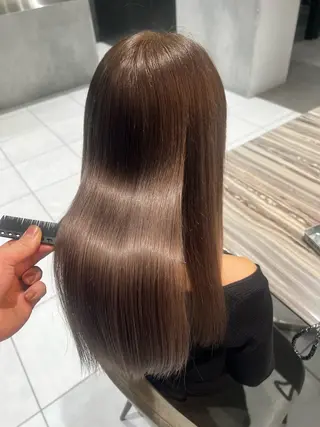 セミロング カラー 豊田 恭平のヘアスタイル