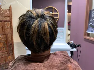 ショート カラー labyrinthノーブル所属・メンズ特化西村 雄太のヘアスタイル