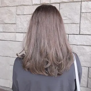 セミロング カラー 店長/mao/ 前髪/顔周りカットのヘアスタイル