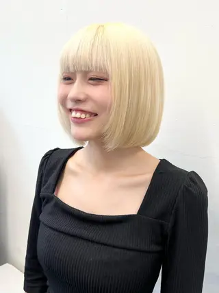 ミディアム カラー HARU//原宿🤍 リピート率NO.1のヘアスタイル