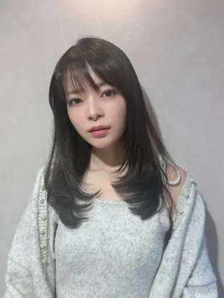 ミディアム 髪質改善サロンR'EEL 銀座【リール】所属・🎀ボブ/レイヤー /銀座/Emaのヘアスタイル