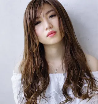 セミロング ロング カラー 💎髪質改善💎 デザイナーshinのヘアスタイル