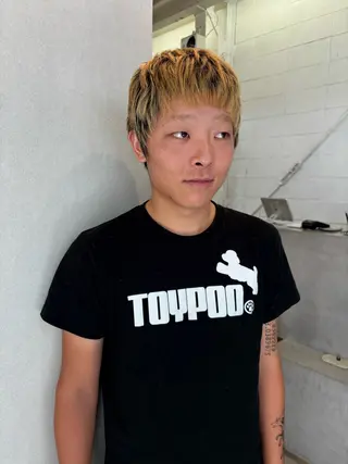 パーマ メンズ CACHÉ わっちょのヘアスタイル