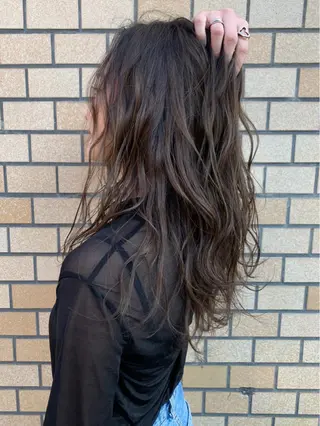 ミディアム カラー PAIR DAISUKEのヘアスタイル