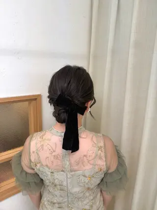 ミディアム ヘアアレンジ 褒められヘアメイク /‎ボブ女子🐶みおのその他イメージ
