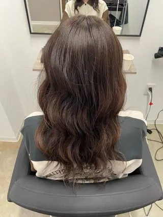 ロング カラー 菅野 萌愛のヘアスタイル