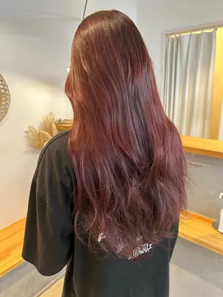 ロング カラー yuika .のヘアスタイル