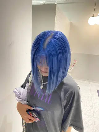 ミディアム カラー ヘアアレンジ メンズ SALOWIN所属・ハイトーン美容師 MASATOのヘアスタイル