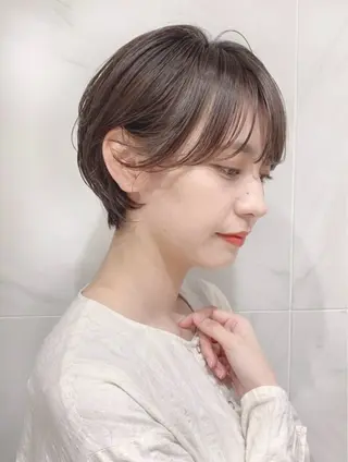 ショート 小顔顔周り/ショート 吉田ジョウのヘアスタイル