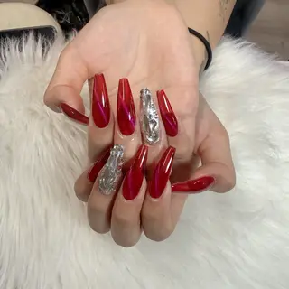 ネイル 🎀nana🫧 ワンホンネイル🎀のネイルデザイン