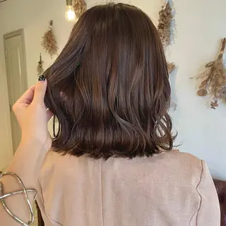 ミディアム カラー KIJI所属・haruka /透明感カラーのヘアスタイル