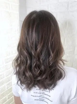 ミディアム 縮毛矯正/髪質改善 主税巧一のヘアスタイル