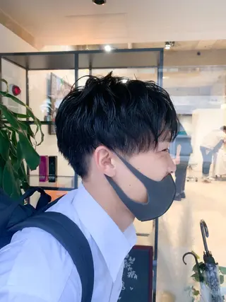 ショート パーマ メンズ えんどう みほのヘアスタイル