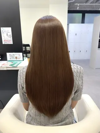 ロング アンニュイヘア/ 顔周りカット/眞弓萌のヘアスタイル