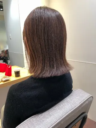 カラー 暗髪艶カラー/ 髪質改善TR/maiのヘアスタイル