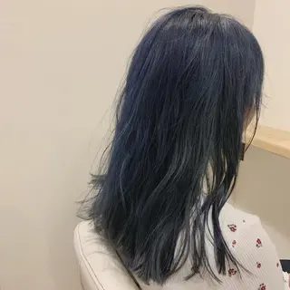 ミディアム カラー パーマ/透明感カラー /ボブ/吉田一生のヘアスタイル