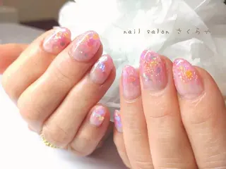 ネイル さくらや❤ パラジェル使用のネイルデザイン