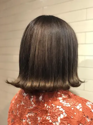 ショート 髪質改善×ハイトーン 中田啄也のヘアスタイル