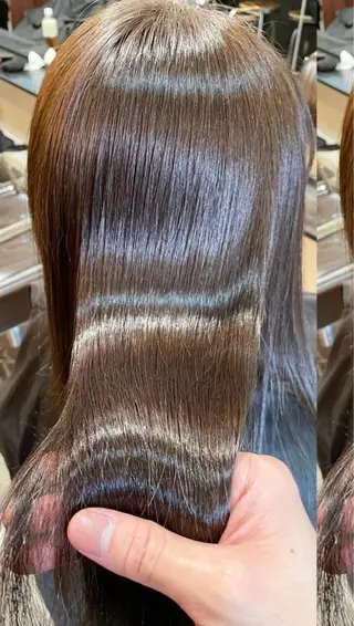 ロング 🩵透明感艶髪 縮毛矯正masa🩵のヘアスタイル