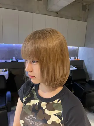 ショート カラー elima 調布所属・ちせ/ 透明感カラー /調布˚ 🦢₊✧のヘアスタイル