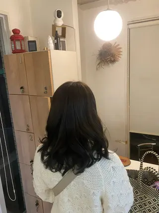セミロング カラー ヘアアレンジ 🌱エシカル🌱 松原大将のヘアスタイル