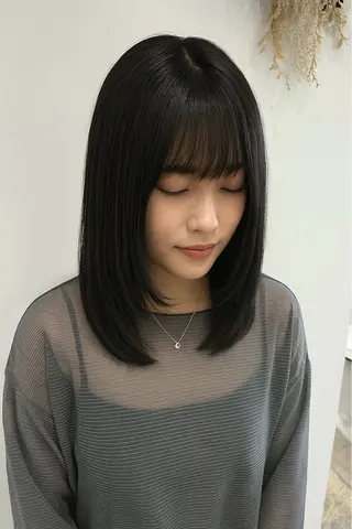 ミディアム カラー 年間1500人担当 代表 南一路のヘアスタイル