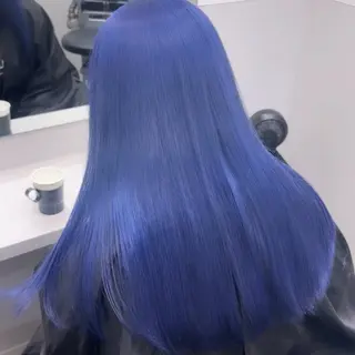 ロング カラー salowin iori原宿B1店所属・ハイトーン/髪質改善 原宿𝑺𝑬𝑵𝑨のヘアスタイル