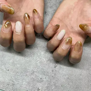 ミディアム ネイル REVIA_nail maiのネイルデザイン