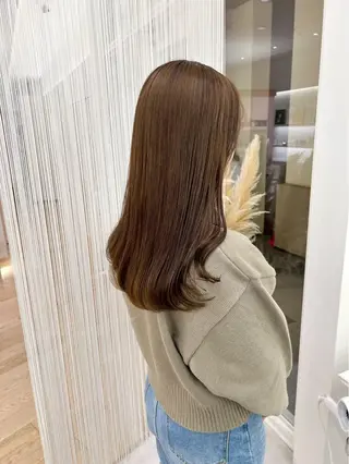 ロング カラー ParveMix🎀 稲垣詞葉のヘアスタイル