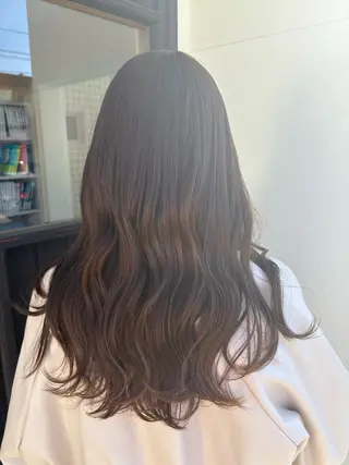 カラー 松田 遥香のヘアスタイル