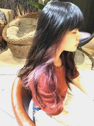 ロング カラー 【ディレクター 🧸🤍田澤　唯那】のヘアスタイル