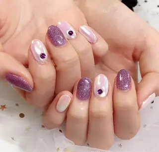 カラー ネイル Q Free nailsのネイルデザイン