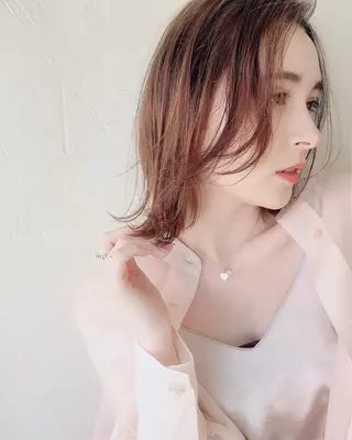 ミディアム 鎌倉 彩のヘアスタイル