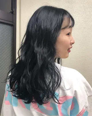 ロング カラー パーマ spooopy所属・🕊大垣 めぐみ🕊のヘアスタイル