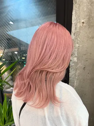 セミロング カラー 🌺kaede🌺 W colorのヘアスタイル