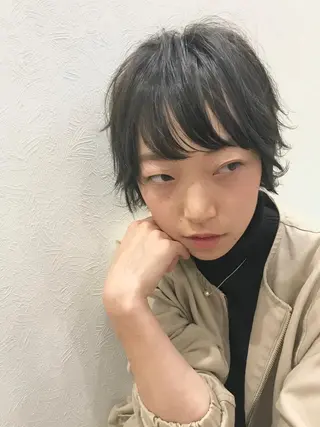 ショート カラー 追立 優稀のヘアスタイル