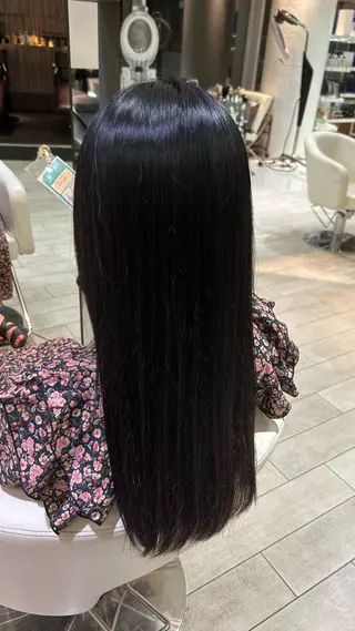 ロング 土田 アキナのヘアスタイル