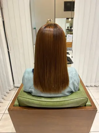 ロング パーマ 中村 彩奈のヘアスタイル